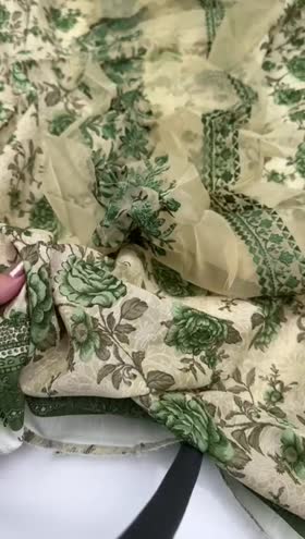 Rs 4200 Sapphire Print Emb Khadar 3pc Rs 4200 Sapphire Print Emb Khadar 3pc